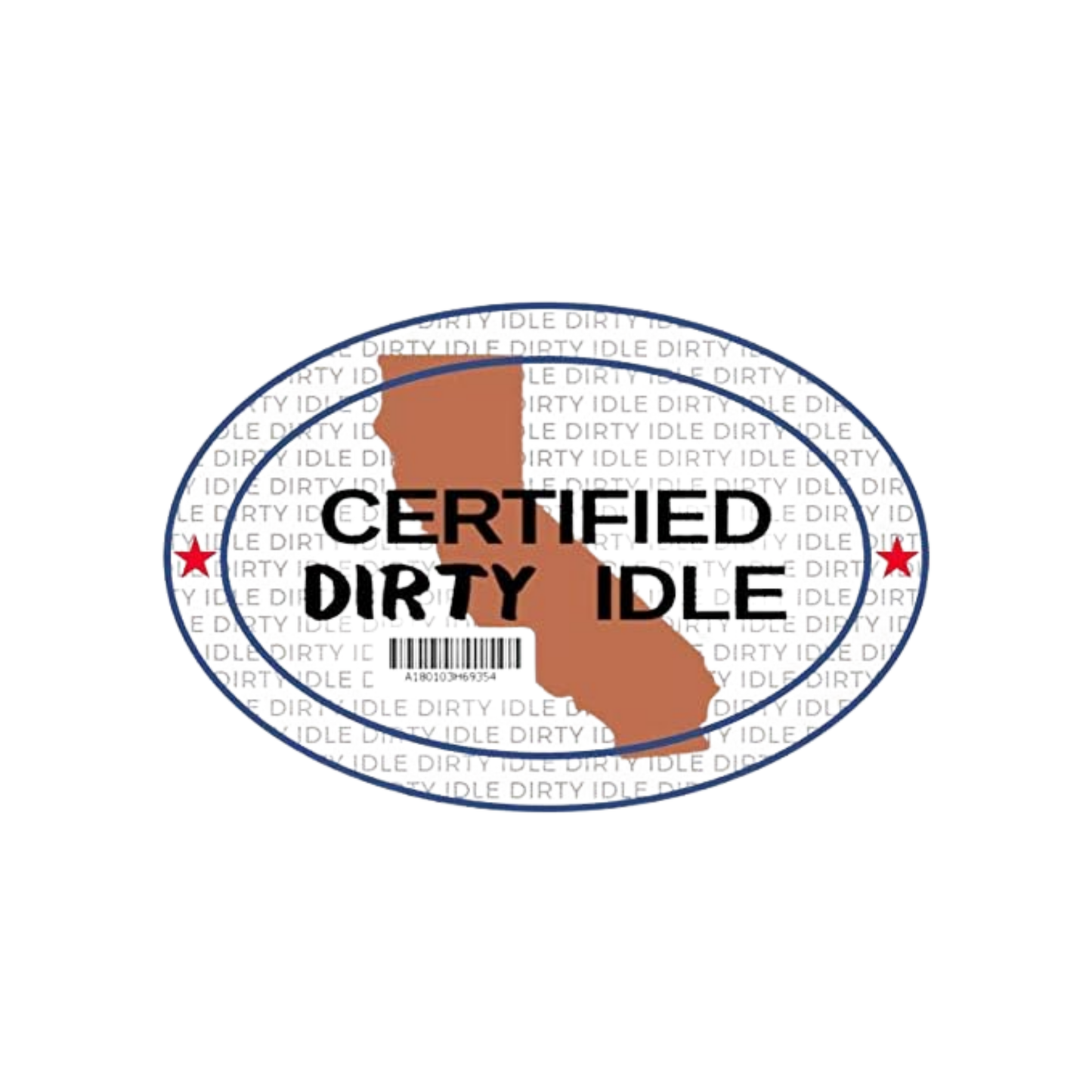 Certified Dirty Idle Sticker