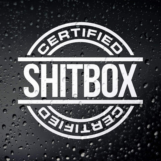 Certified Sh*tbox Decal Sticker