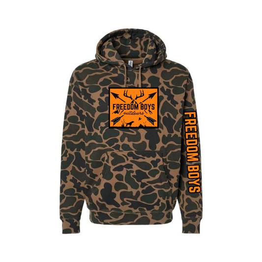 Outdoors Orange Hoodie