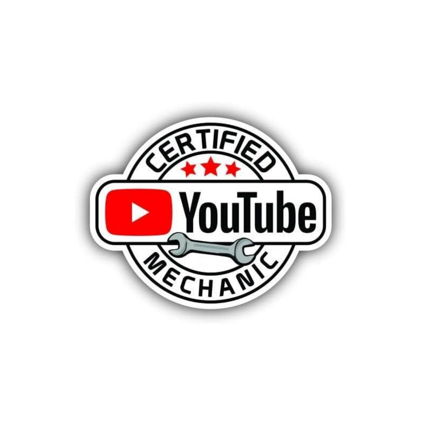 YouTube Mechanic Sticker